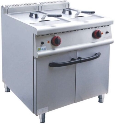 Friteuse électrique sur coffre 20 L double